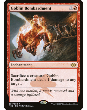Magic: The Gathering Goblin Bombardment (279) Lightly Played