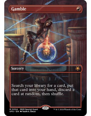 Magic: The Gathering Gamble (Borderless) (024) Near Mint Foil