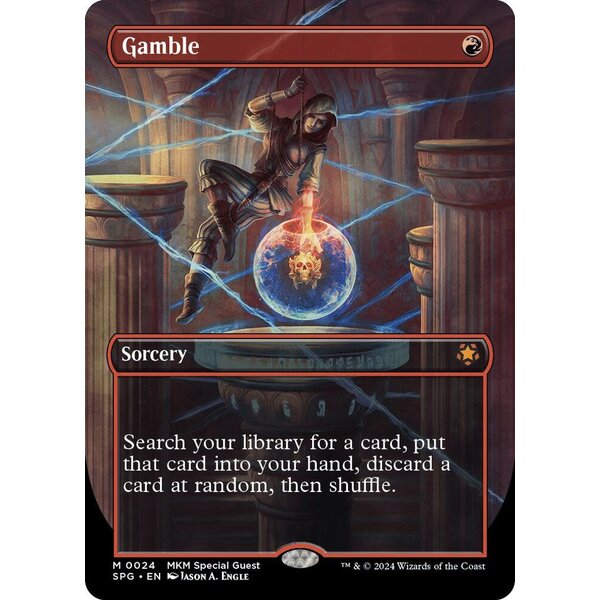 Magic: The Gathering Gamble (Borderless) (024) Near Mint Foil