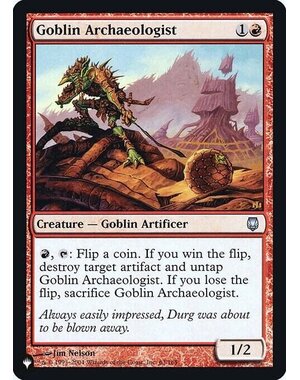 Magic: The Gathering Goblin Archaeologist (063) Lightly Played Foil