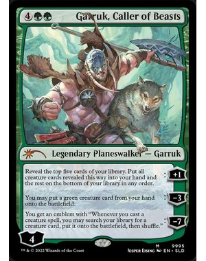 Magic: The Gathering Garruk, Caller of Beasts (9995) Lightly Played Foil
