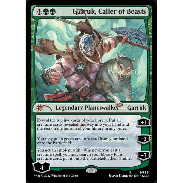 Magic: The Gathering Garruk, Caller of Beasts (9995) Lightly Played Foil