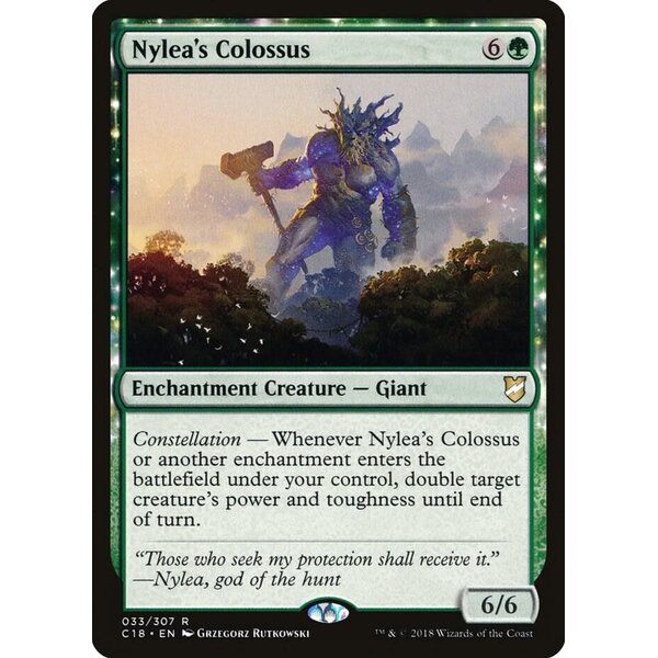 Magic: The Gathering Nylea's Colossus (033) Lightly Played