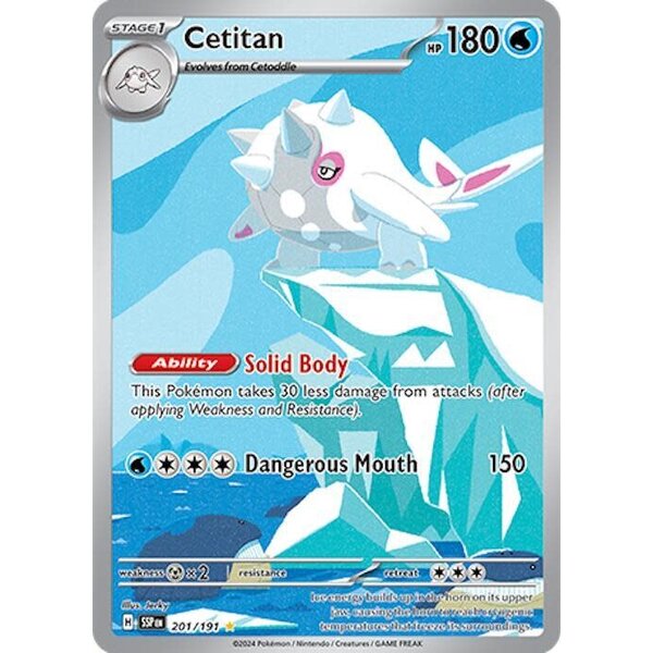 Pokemon Cetitan (201) Lightly Played Holofoil