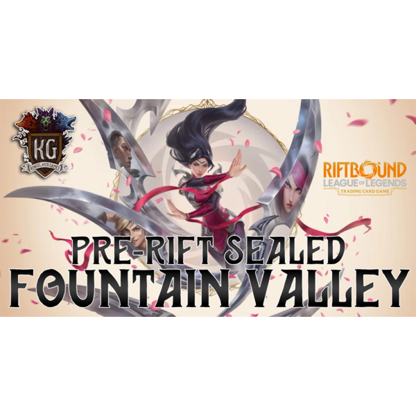 UVS Games 2/6/26 Fountain Valley Riftbound Spiritforged Pre-Rift Sealed Event Friday 12 PM