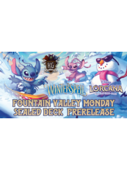 Disney Lorcana 2/16/26 Fountain Valley Lorcana Winterspell Sealed Deck Prerelease Event Monday 630 PM