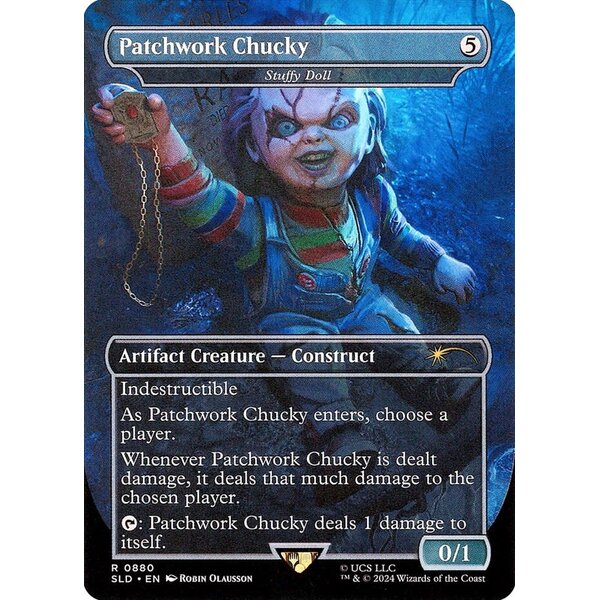 Magic: The Gathering Patchwork Chucky - Stuffy Doll (080) Lightly Played Foil