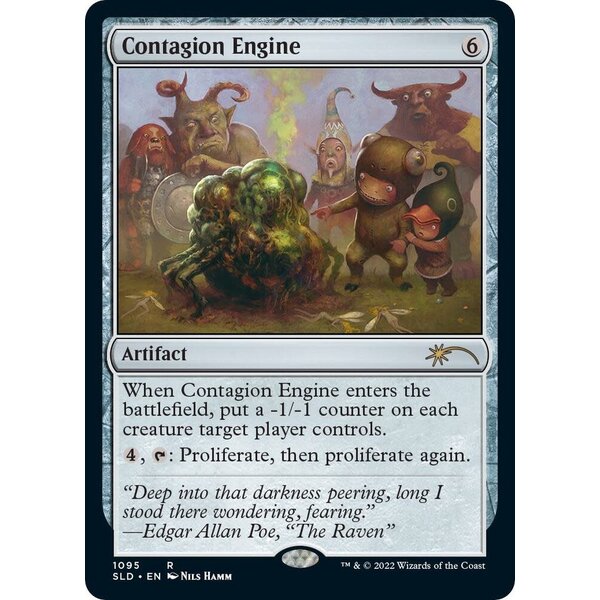 Magic: The Gathering Contagion Engine (1095) Lightly Played Foil