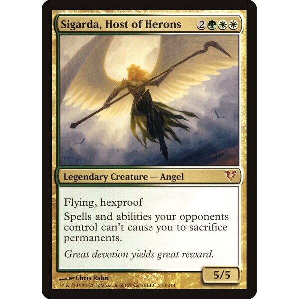 Magic: The Gathering Sigarda, Host of Herons (210) Lightly Played