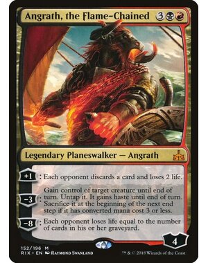 Magic: The Gathering Angrath, the Flame-Chained (152) Lightly Played