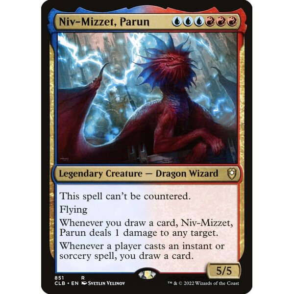 Magic: The Gathering Niv-Mizzet, Parun (851) Lightly Played