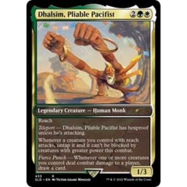 Magic: The Gathering Dhalsim, Pliable Pacifist (433) Lightly Played Foil