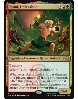 Magic: The Gathering Bumi, Unleashed (211) Lightly Played