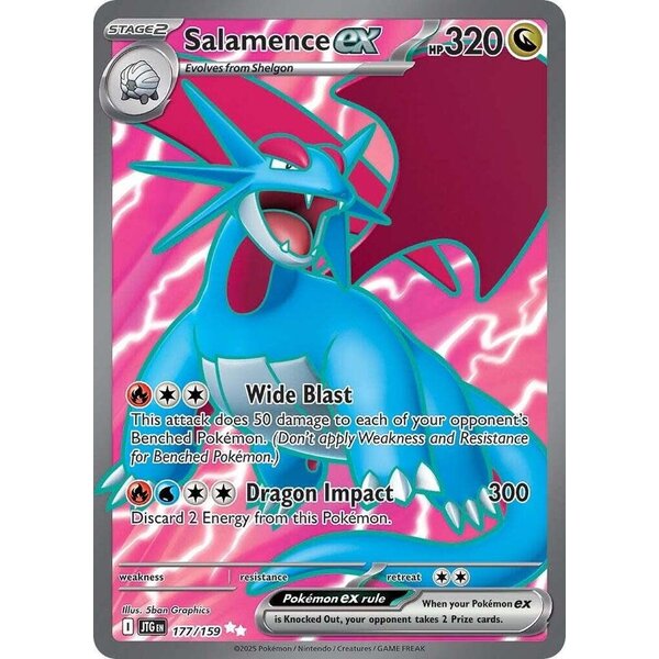 Pokemon Salamence ex (177) Lightly Played Holofoil