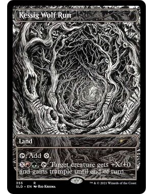 Magic: The Gathering Kessig Wolf Run (355) Lightly Played Foil
