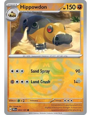 Pokemon Hippowdon (Master Ball Pattern) (053) Lightly Played Holofoil