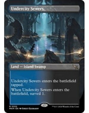 Magic: The Gathering Undercity Sewers (Borderless) (332) Lightly Played