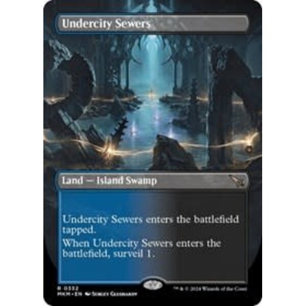 Magic: The Gathering Undercity Sewers (Borderless) (332) Lightly Played