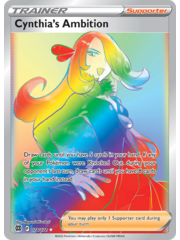 Pokemon Cynthia's Ambition (Secret) (178) Lightly Played