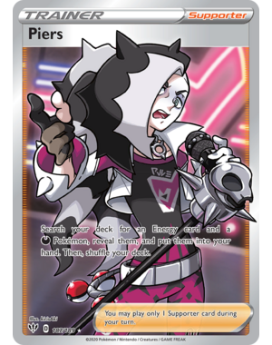 Pokemon Piers (Full Art) (187) Lightly Played