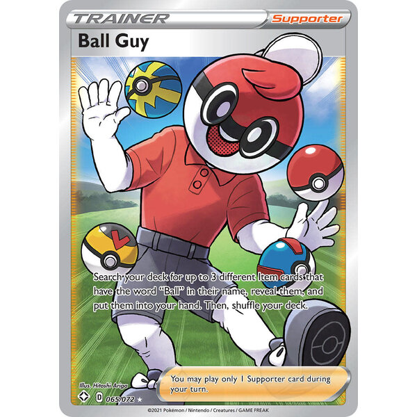 Pokemon Ball Guy (Full Art) (065) Lightly Played