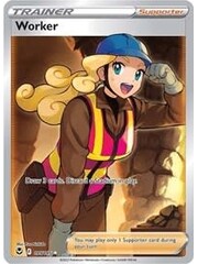 Pokemon Worker (Full Art) (195) Lightly Played