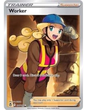 Pokemon Worker (Full Art) (195) Lightly Played