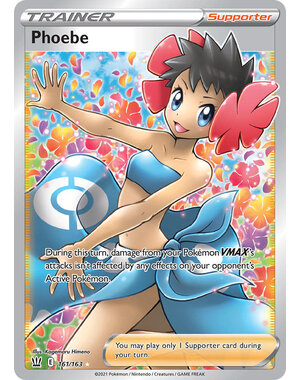 Pokemon Phoebe (Full Art) (161) Lightly Played