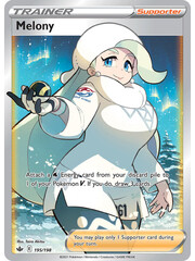 Pokemon Melony (Full Art) (195) Lightly Played