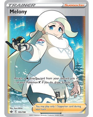 Pokemon Melony (Full Art) (195) Lightly Played