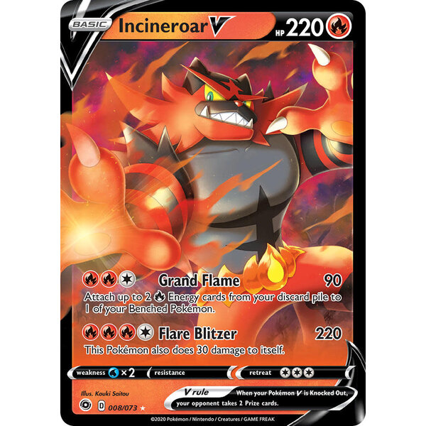 Pokemon Incineroar V (008) Lightly Played