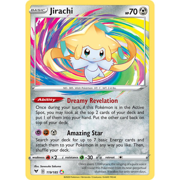 Pokemon Jirachi (119) Lightly Played Holofoil