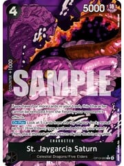 Bandai St. Jaygarcia Saturn (Alternate Art) (OP13-083) Lightly Played