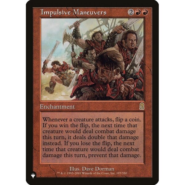 Magic: The Gathering Impulsive Maneuvers (197) Lightly Played