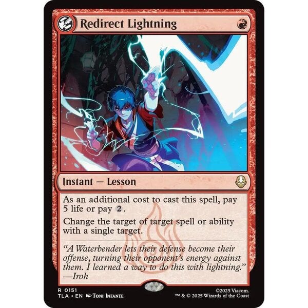 Wizards of The Coast Redirect Lightning (151) Lightly Played