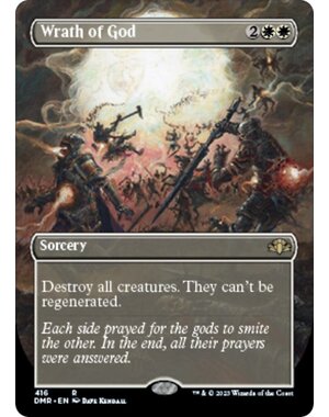 Magic: The Gathering Wrath of God (Borderless) (416) Lightly Played