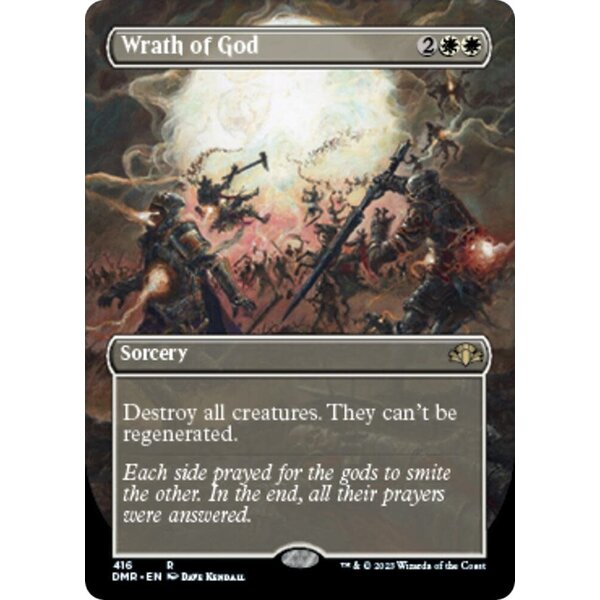 Magic: The Gathering Wrath of God (Borderless) (416) Lightly Played