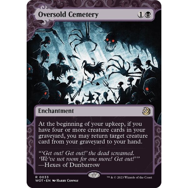 Wizards of The Coast Oversold Cemetery (033) Lightly Played