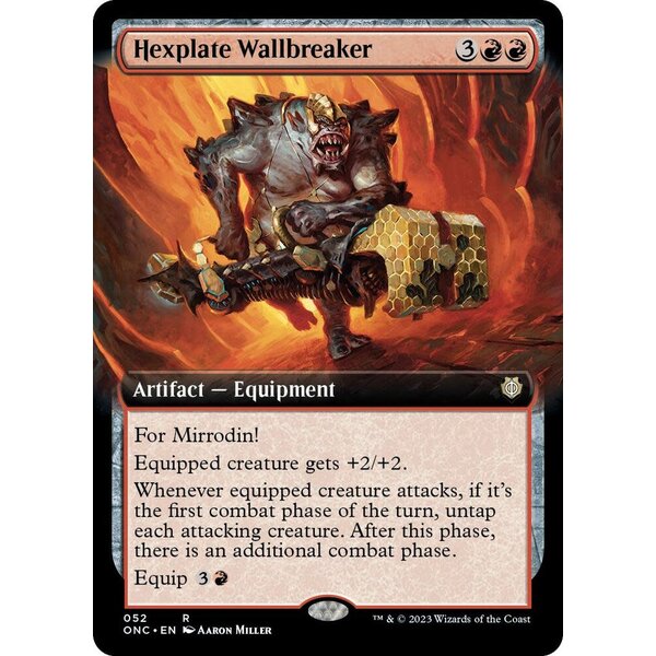 Magic: The Gathering Hexplate Wallbreaker (Extended Art) (052) Lightly Played