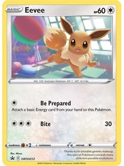 Pokemon Eevee (SWSH212) Lightly Played Foil