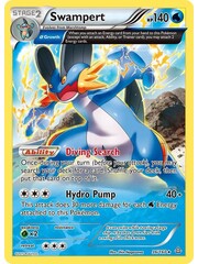 Pokemon Swampert (Alpha) (036) Moderately Played