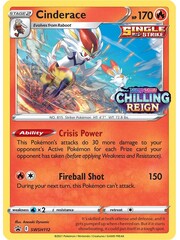 Pokemon Cinderace (SWSH112) Lightly Played Holofoil