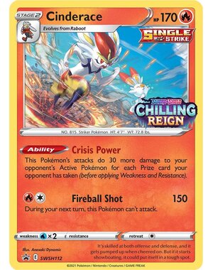 Pokemon Cinderace (SWSH112) Lightly Played Holofoil
