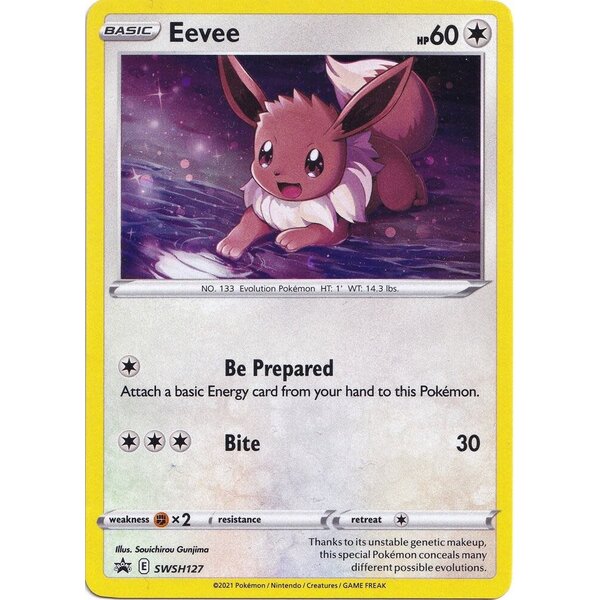Pokemon Eevee (SWSH127) Lightly Played Holofoil
