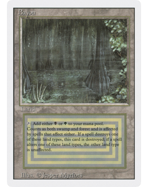 Magic: The Gathering Bayou (283) Heavily Played