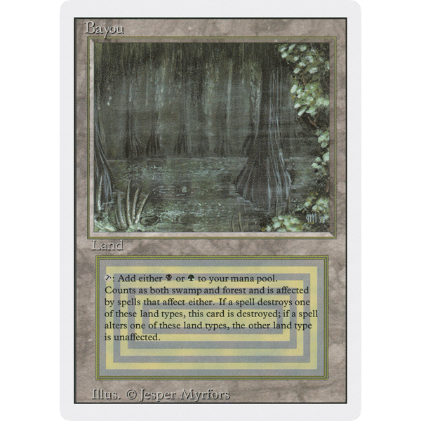 Magic: The Gathering Bayou (283) Heavily Played