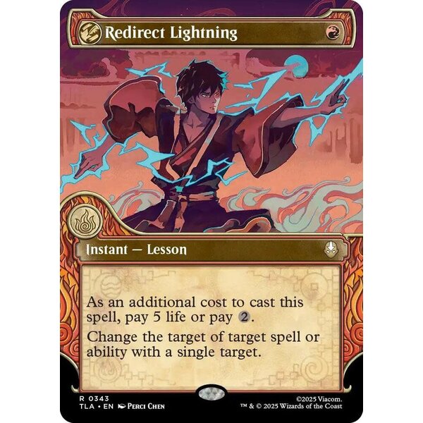 Magic: The Gathering Redirect Lightning (Showcase) (343) Lightly Played