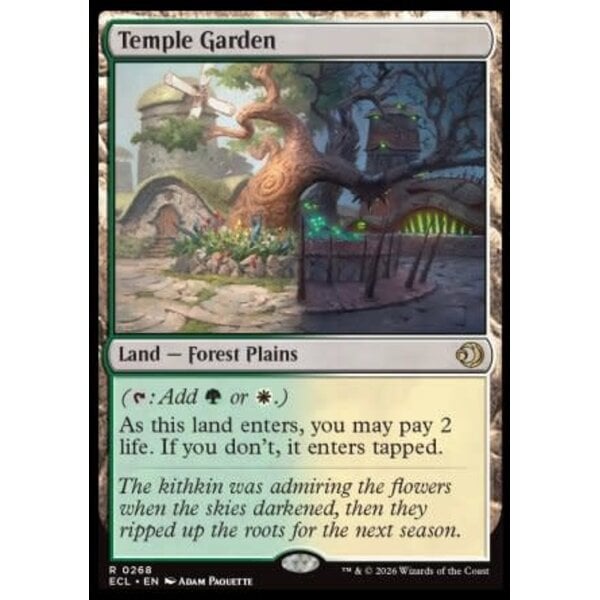 Magic: The Gathering Temple Garden (268) Lightly Played