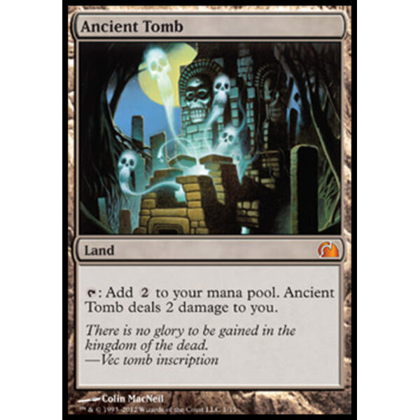 Magic: The Gathering Ancient Tomb (001) Lightly Played Foil