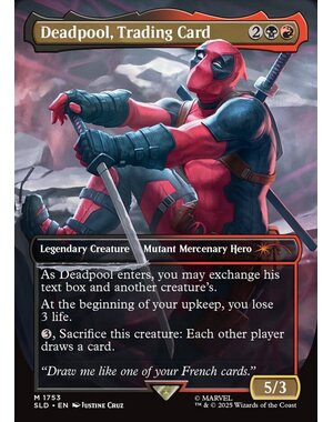 Magic: The Gathering Deadpool, Trading Card (Rainbow Foil) (1753) Lightly Played Foil